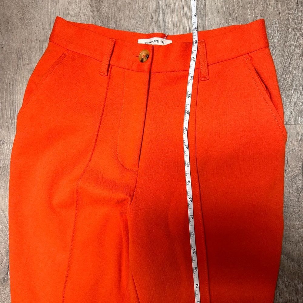Urban Outfitters Orange High-Waisted Trousers - Picture 8 of 9